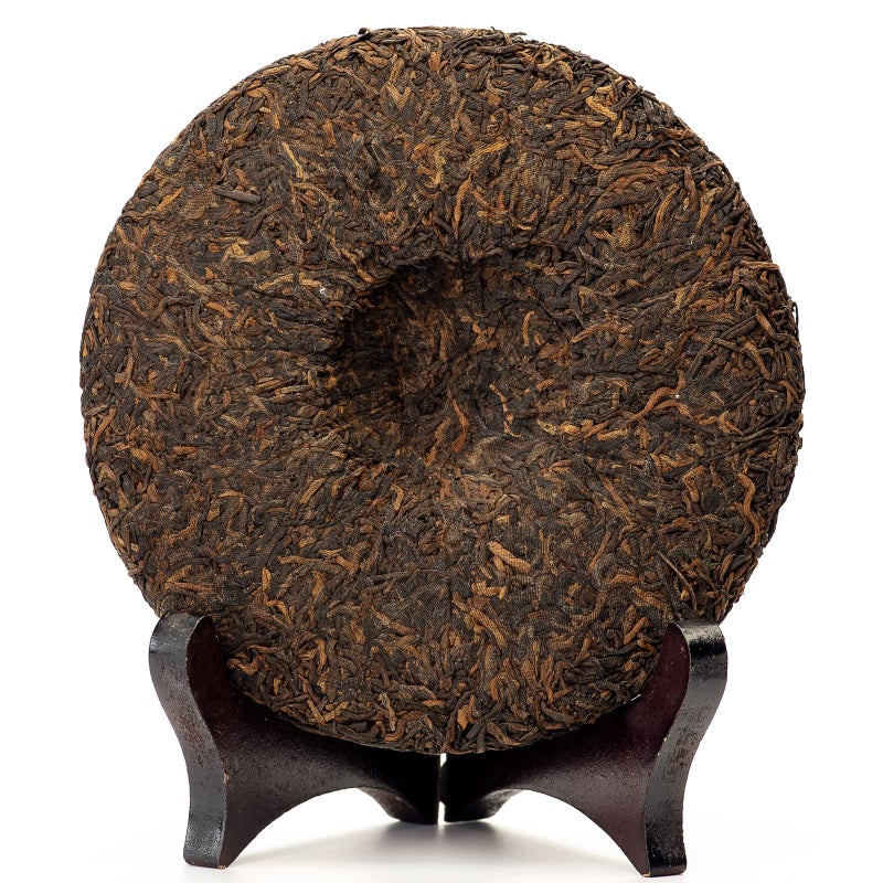 Teavivre Menghai Golden Buds Tribute Ripened Pu-erh Cake Tea (Fermented, Shou, 200g) - Image 4